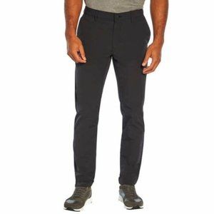 NWT Banana Republic Men's Flat Front Pants Chino Black Size 38x32 $50 DD066
